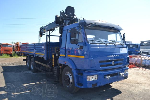 КАМАЗ 65117 с манипулятором HIAB 190TM
